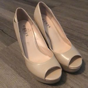 Guess Peep Toe Wedge